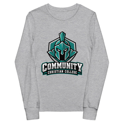 Performance | Youth Long Sleeve T-Shirt | Community Christian College | Vanguard Athletic Logo