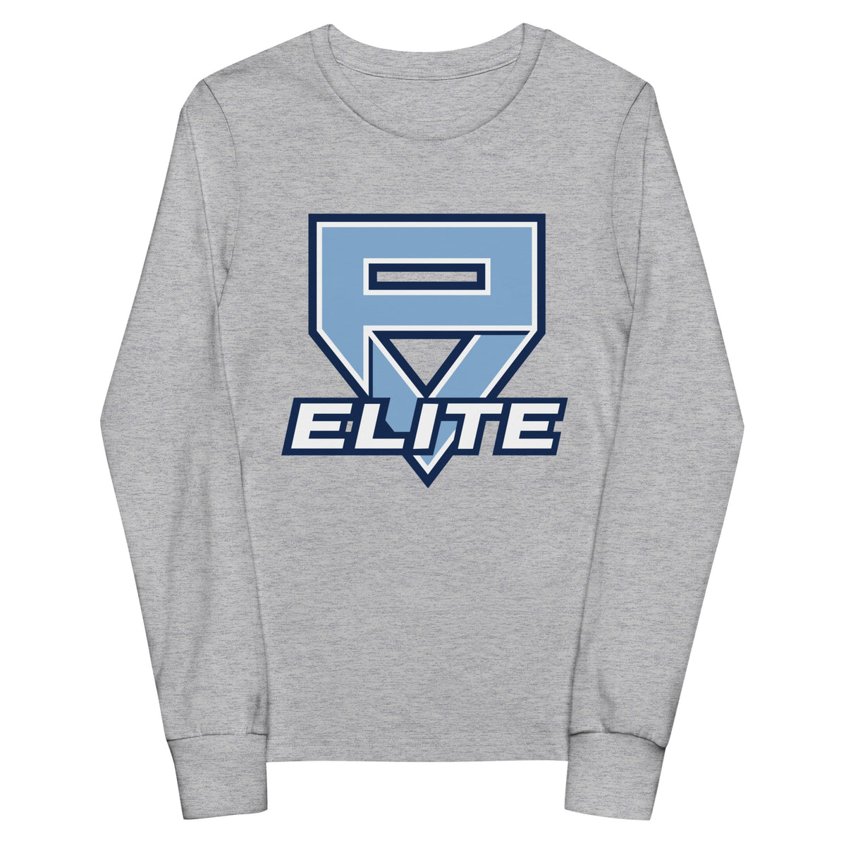 Performance | Youth Long Sleeve T-Shirt | PV Elite 7U Baseball | Emblem Logo