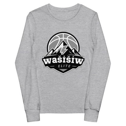 Performance | Youth Long Sleeve T-Shirt | Wašišiw Elite | Shield Logo