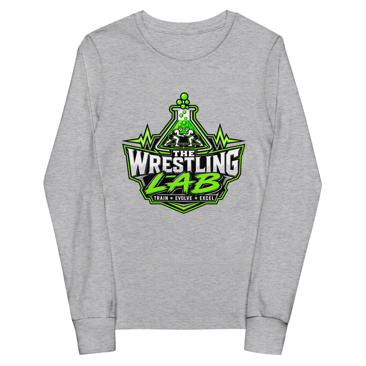 Performance | Youth Long Sleeve T-Shirt | The Wrestling Lab | Emblem Logo