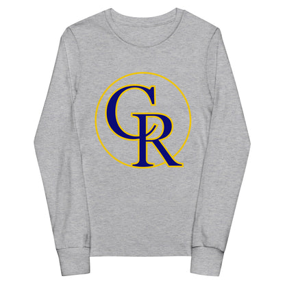Performance | Youth Long Sleeve T-Shirt | Chestnut Ridge Lions Football | Crest Logo