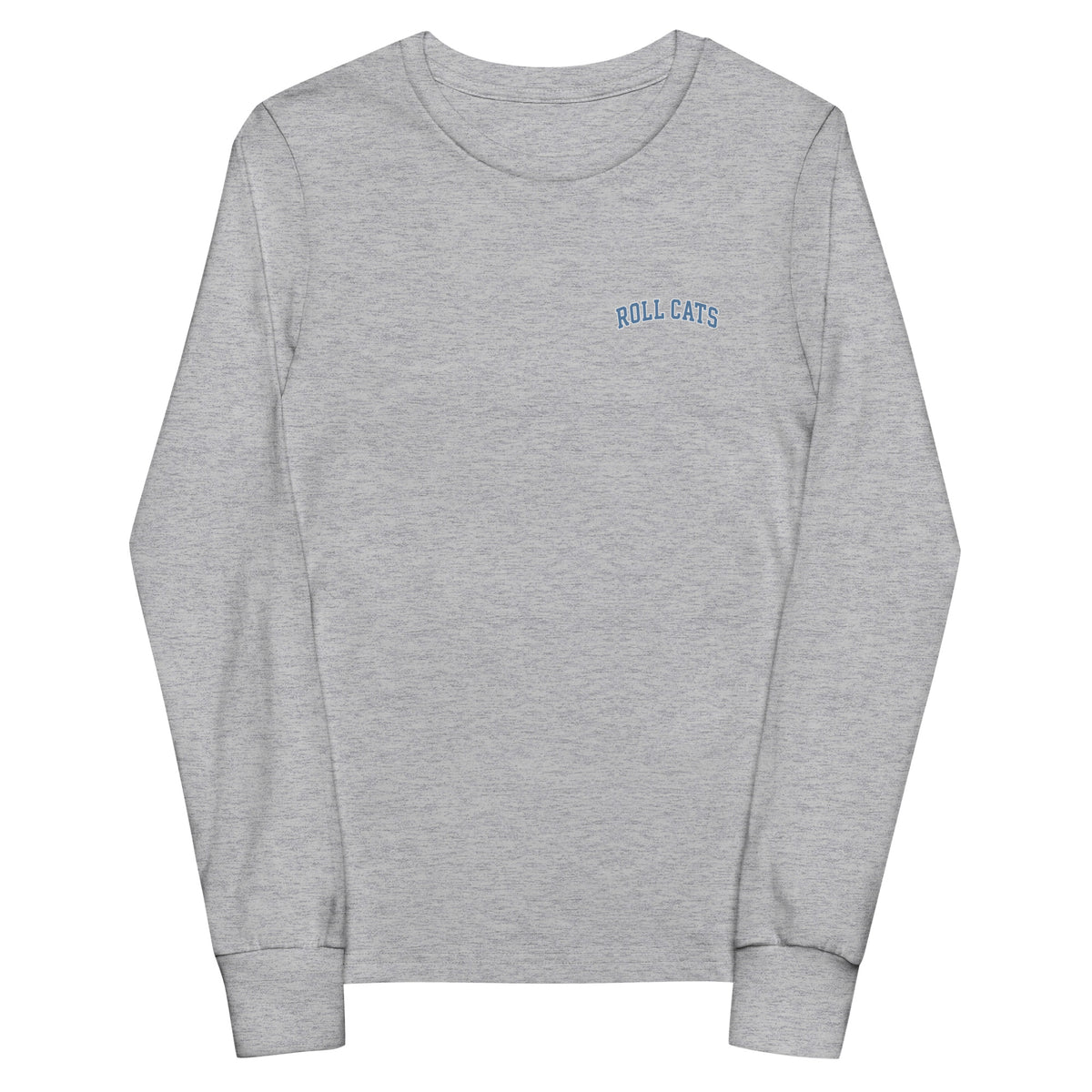 Performance | Youth Long Sleeve T-Shirt | Geneseo Mudcats | Roll Cats Script Logo