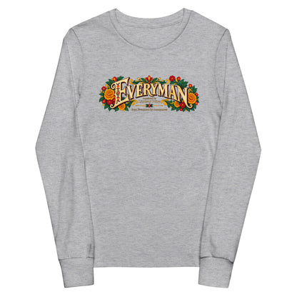 Performance | Youth Long Sleeve T-Shirt | Cavalier Theatre Troupe | Crest Logo