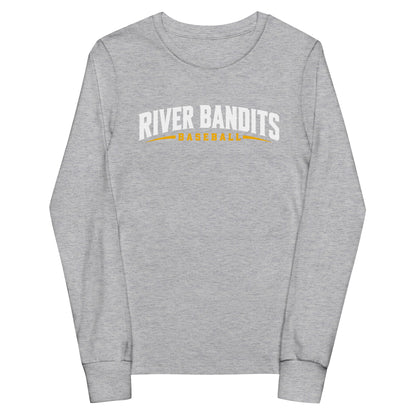 Performance | Youth Long Sleeve T-Shirt | South Bend River Bandits | Lettermark Logo