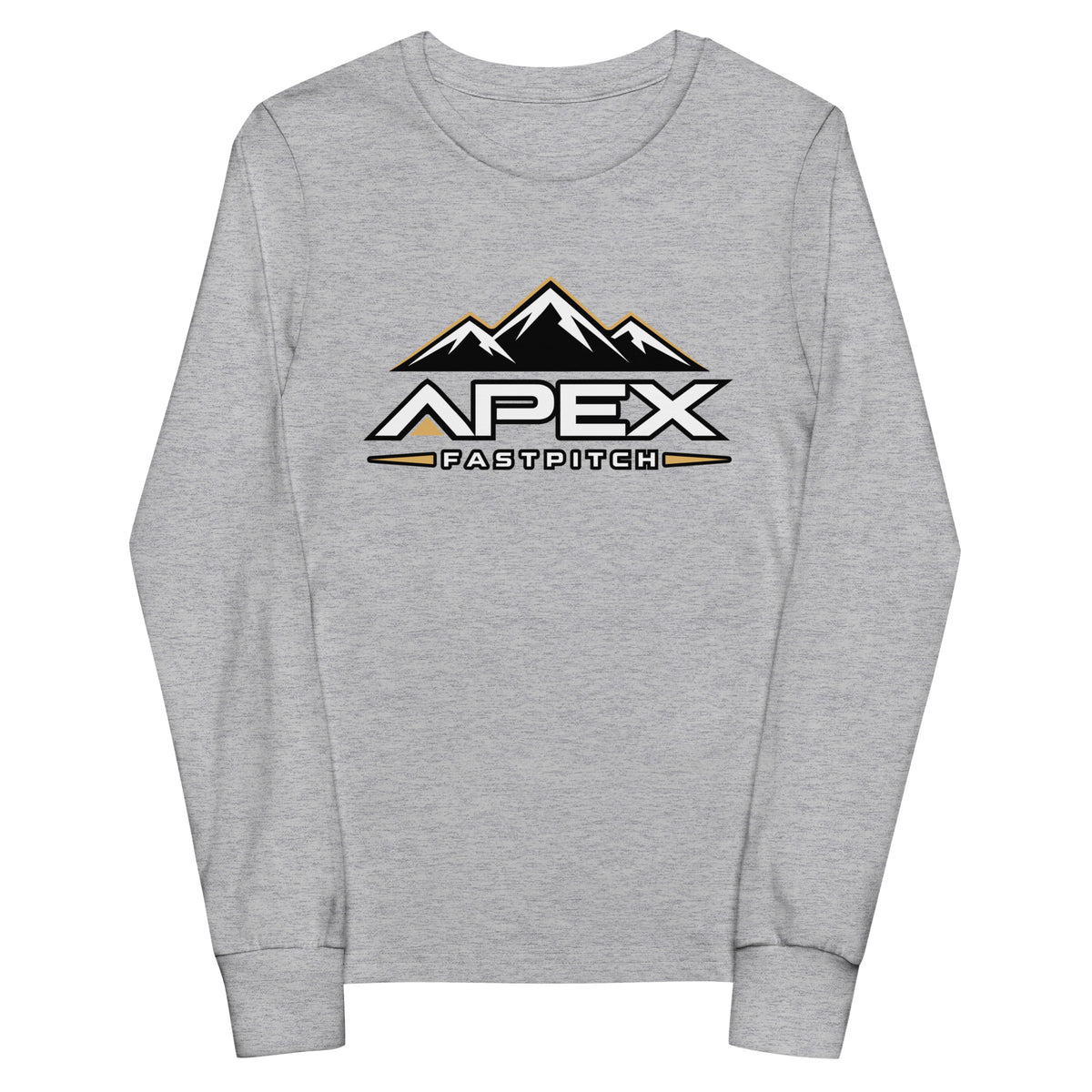 Performance | Youth Long Sleeve T-Shirt | Apex Fastpitch | Crest Logo