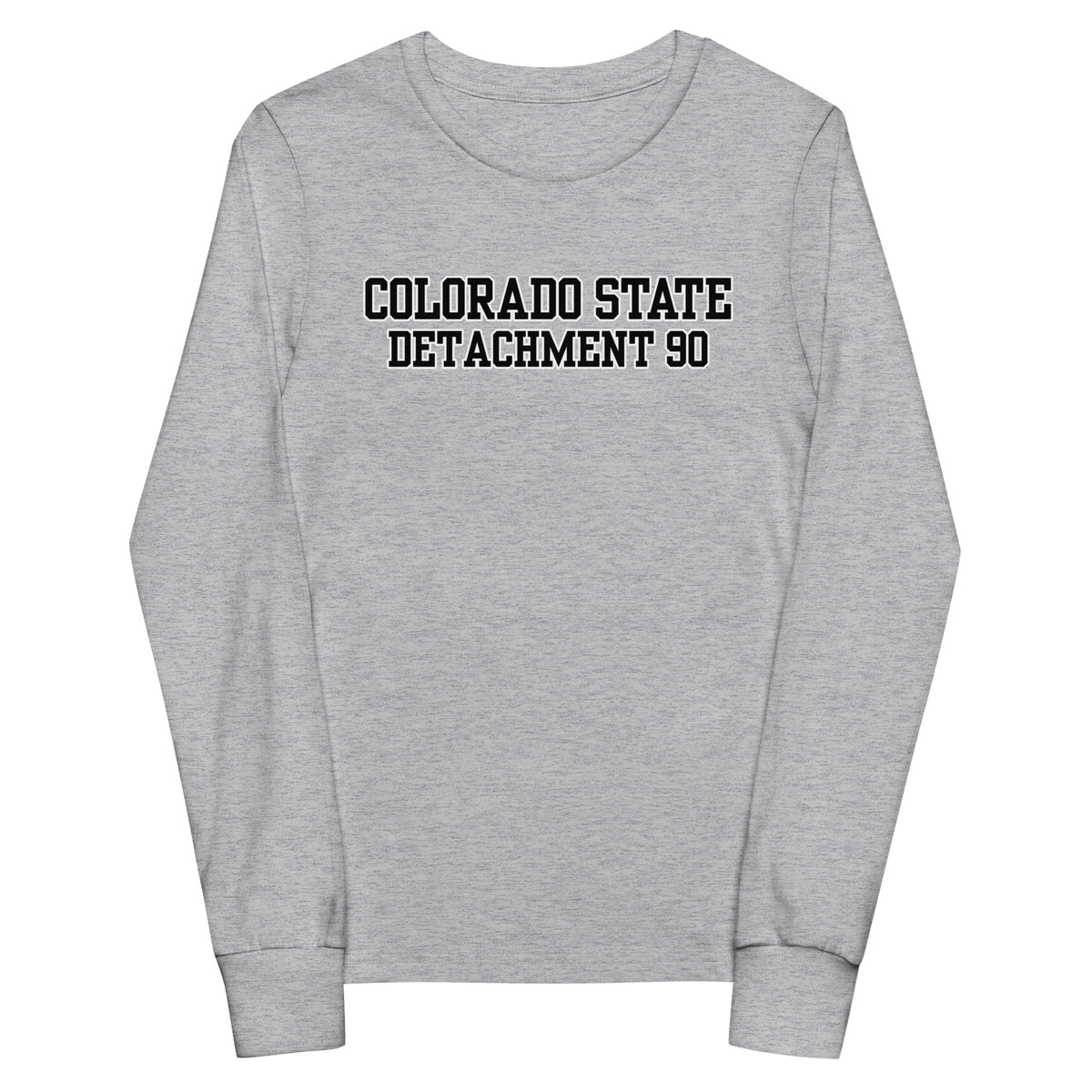 Performance | Youth Long Sleeve T-Shirt | Colorado State Detachment 90 | Modern Script Logo