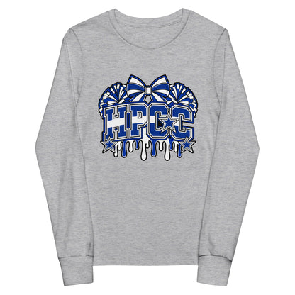 Performance | Youth Long Sleeve T-Shirt | Hyde Park Cowboys | Emblem Logo
