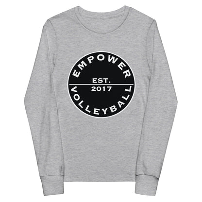 Performance | Youth Long Sleeve T-Shirt | Empower Volleyball Club | Alpha Spike Logo