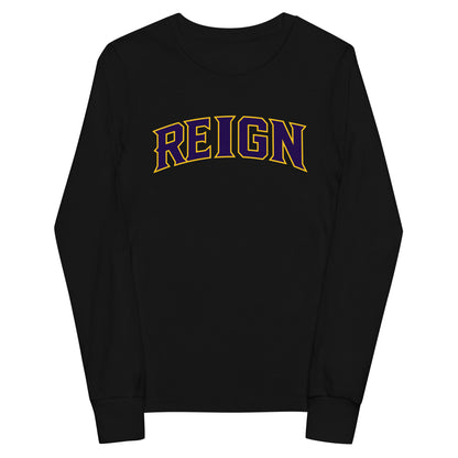 Performance | Youth Long Sleeve T-Shirt | REIGN 10U Softball | Script Logo