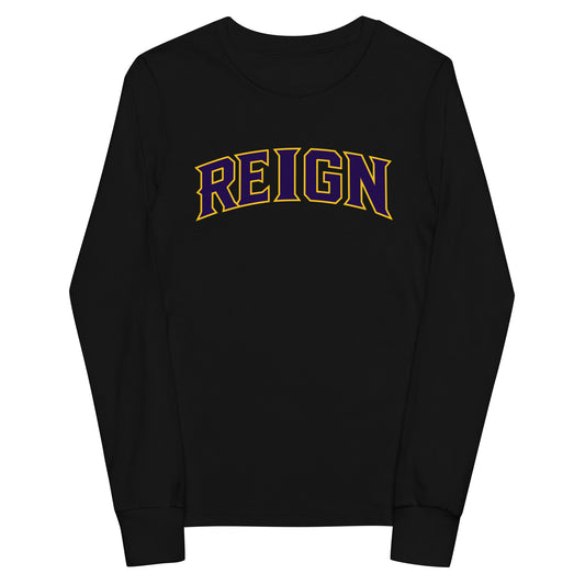 Performance | Youth Long Sleeve T-Shirt | REIGN 10U Softball | Script Logo