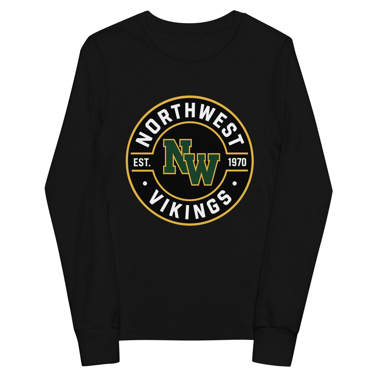 Performance | Youth Long Sleeve T-Shirt | Northwest High School | Badge Logo