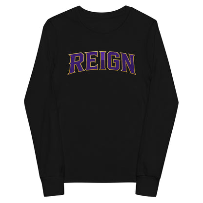 Performance | Youth Long Sleeve T-Shirt | REIGN 10U Softball | Script Logo