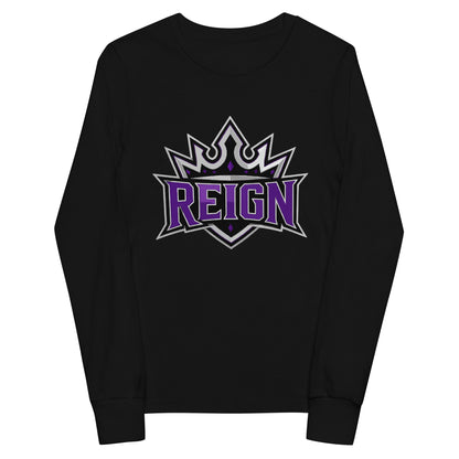 Performance | Youth Long Sleeve T-Shirt | REIGN 10U Softball | Emblem Logo