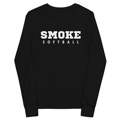Performance | Youth Long Sleeve T-Shirt | Smoke 14U Softball | Crest Logo