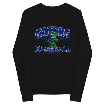 Performance | Youth Long Sleeve T-Shirt | West Memphis Community Christian College Gators | Emblem Logo
