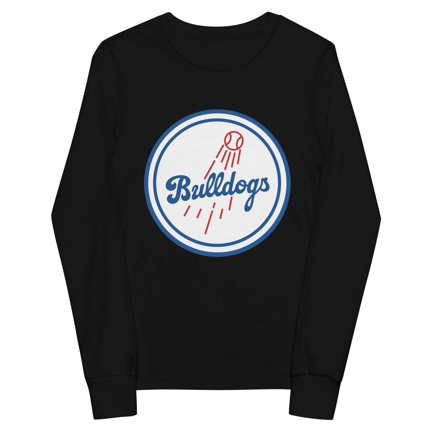 Performance | Youth Long Sleeve T-Shirt | Hamilton Bulldogs | Badge Logo
