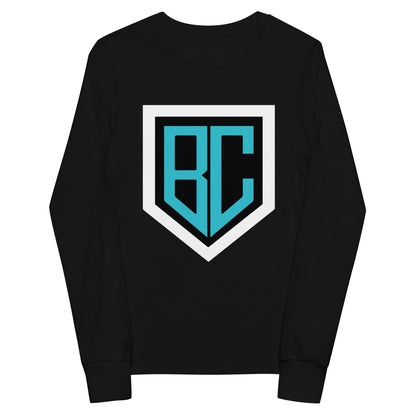 Performance | Youth Long Sleeve T-Shirt | Blue Collar Softball 2034 | Crest Logo