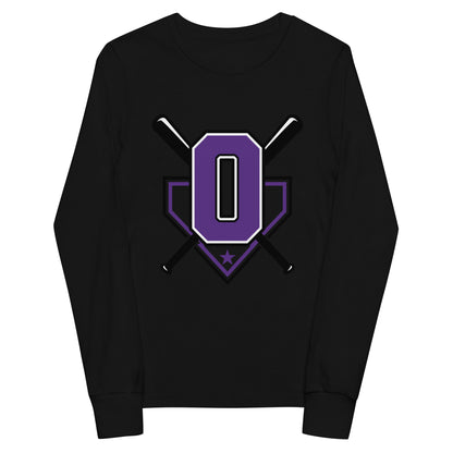 Performance | Youth Long Sleeve T-Shirt | Carolina Outlaws Baseball | Vanguard Logo