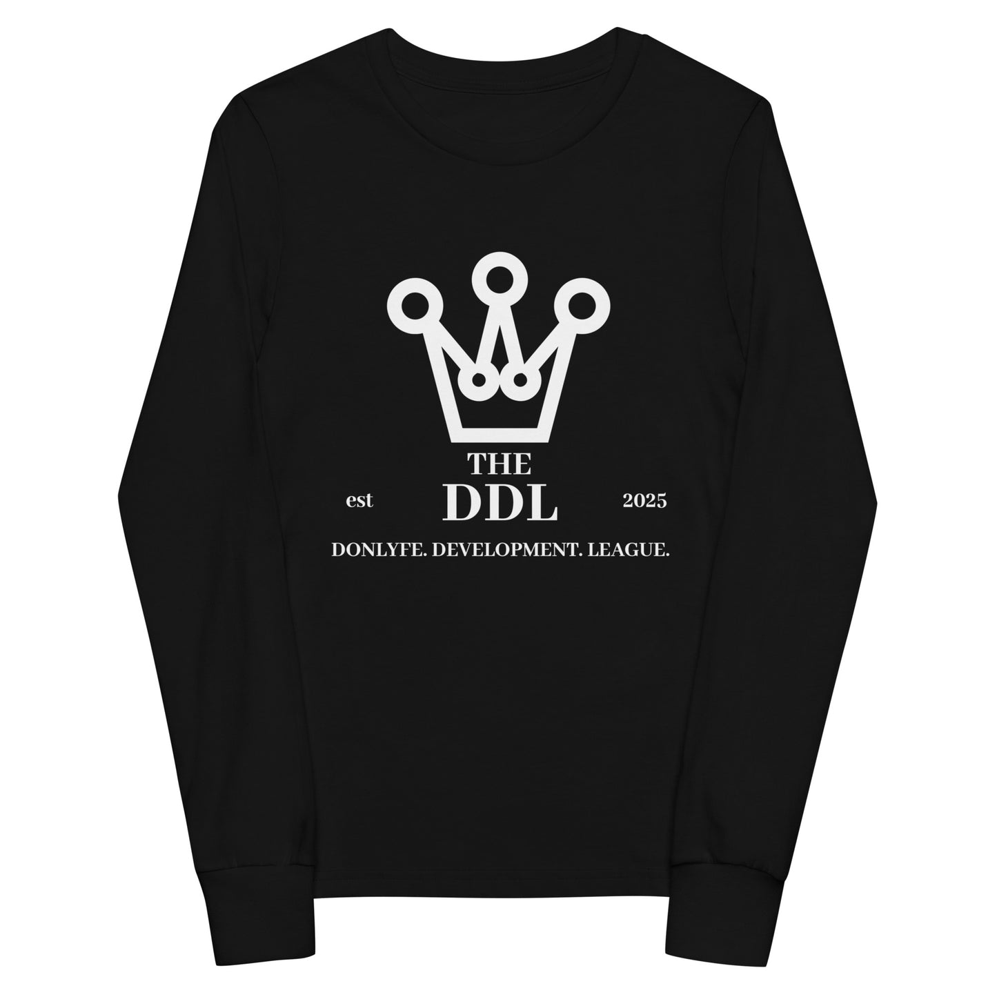 Performance | Youth Long Sleeve T-Shirt | Official DDL Merchandise | Crest Logo
