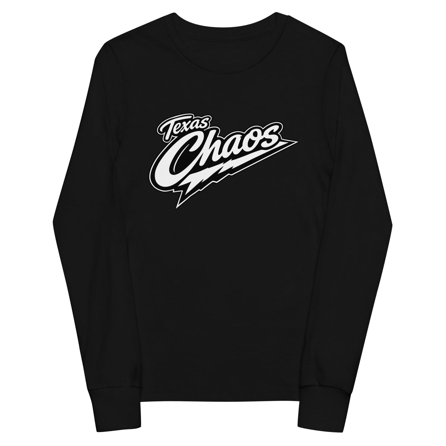 Performance | Youth Long Sleeve T-Shirt | Texas Chaos | Emblem Logo