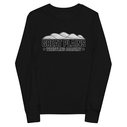 Performance | Youth Long Sleeve T-Shirt | Great Plains Wrestling Academy | Crest Logo
