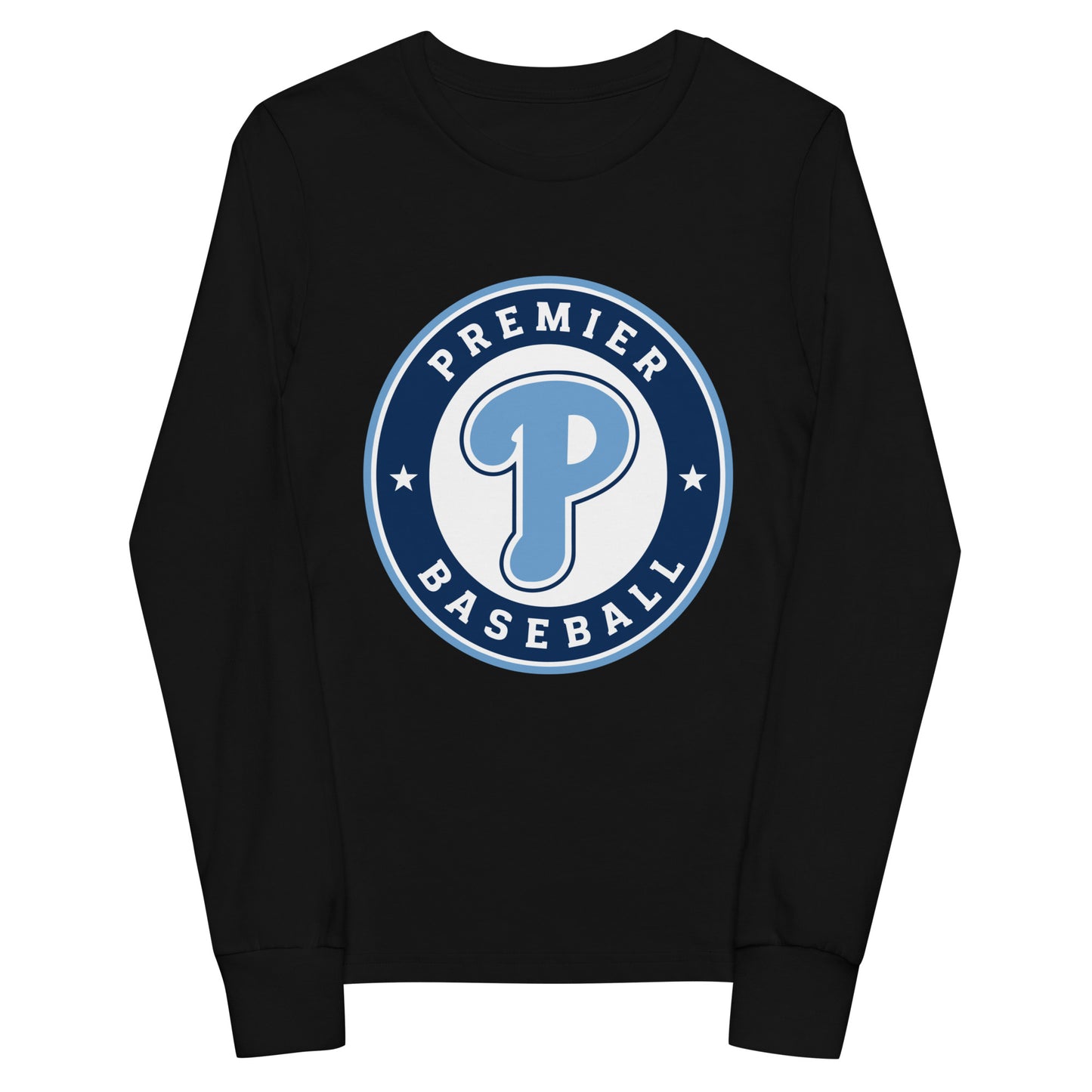 Performance | Youth Long Sleeve T-Shirt | Premier Baseball | Badge Logo
