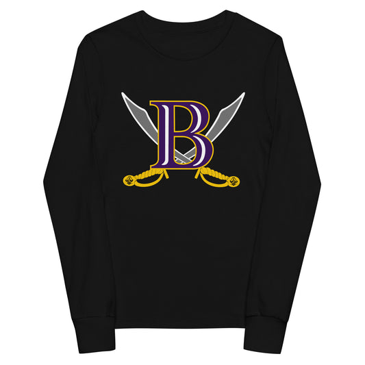 Performance | Youth Long Sleeve T-Shirt | Belton Youth Football Pirates | Vanguard Logo