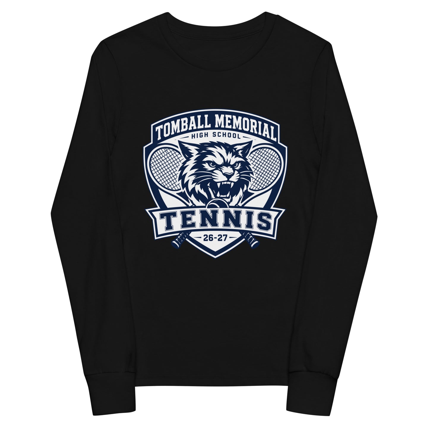 Performance | Youth Long Sleeve T-Shirt | TMHS Tennis | Shield Logo