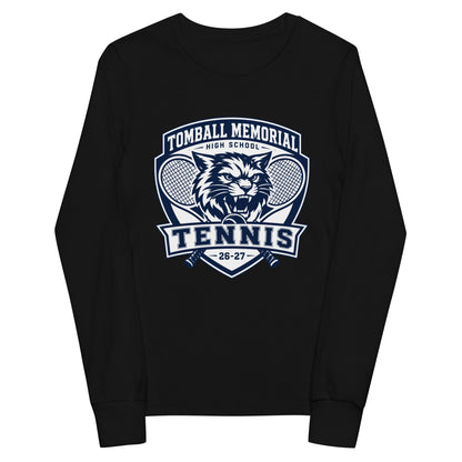 Performance | Youth Long Sleeve T-Shirt | TMHS Tennis | Shield Logo