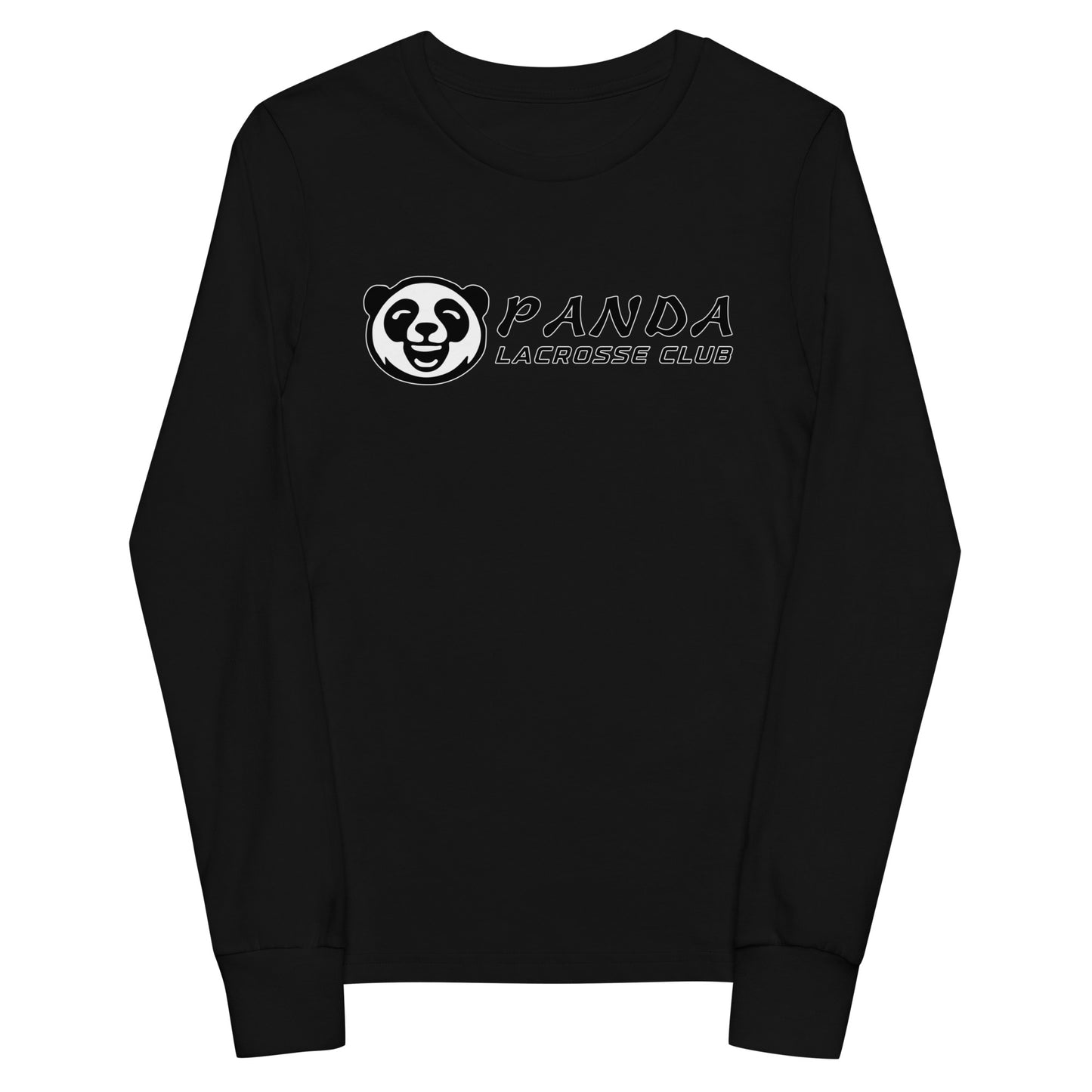 Performance | Youth Long Sleeve T-Shirt | Panda Lacrosse Club | Crest Logo