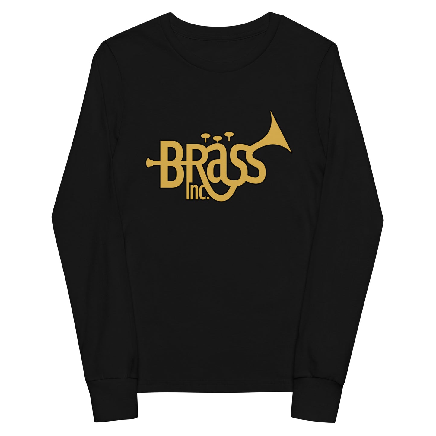 Performance | Youth Long Sleeve T-Shirt | Brass Inc. | Emblem Logo