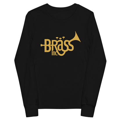 Performance | Youth Long Sleeve T-Shirt | Brass Inc. | Emblem Logo
