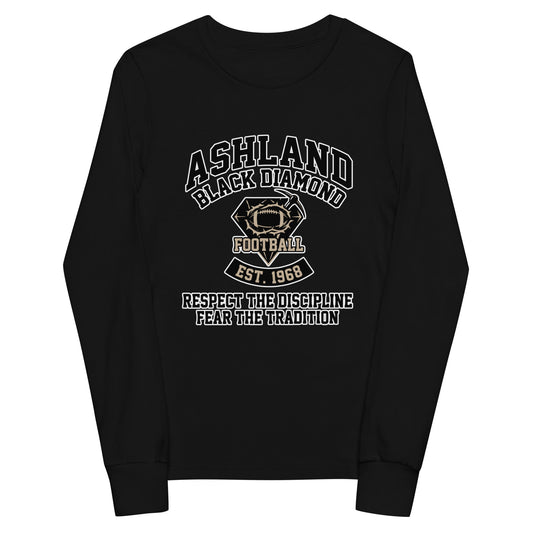 Performance | Youth Long Sleeve T-Shirt | Ashland Black Diamonds | Emblem Logo
