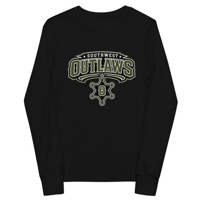 Performance | Youth Long Sleeve T-Shirt | Southwest Outlaws | Frontier Athletics Logo