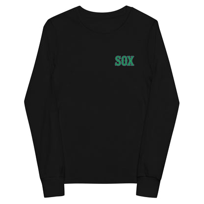 Performance | Youth Long Sleeve T-Shirt | Greenville Sox | Emblem Logo