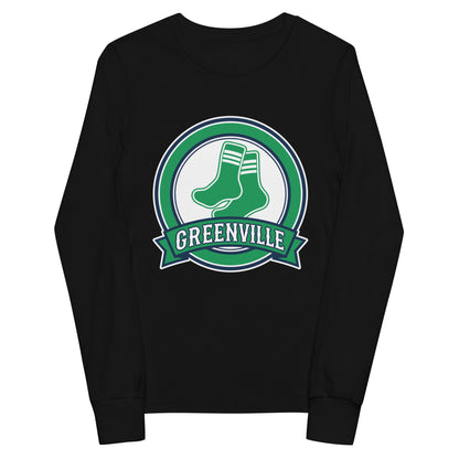 Performance | Youth Long Sleeve T-Shirt | Greenville Sox | Badge Logo