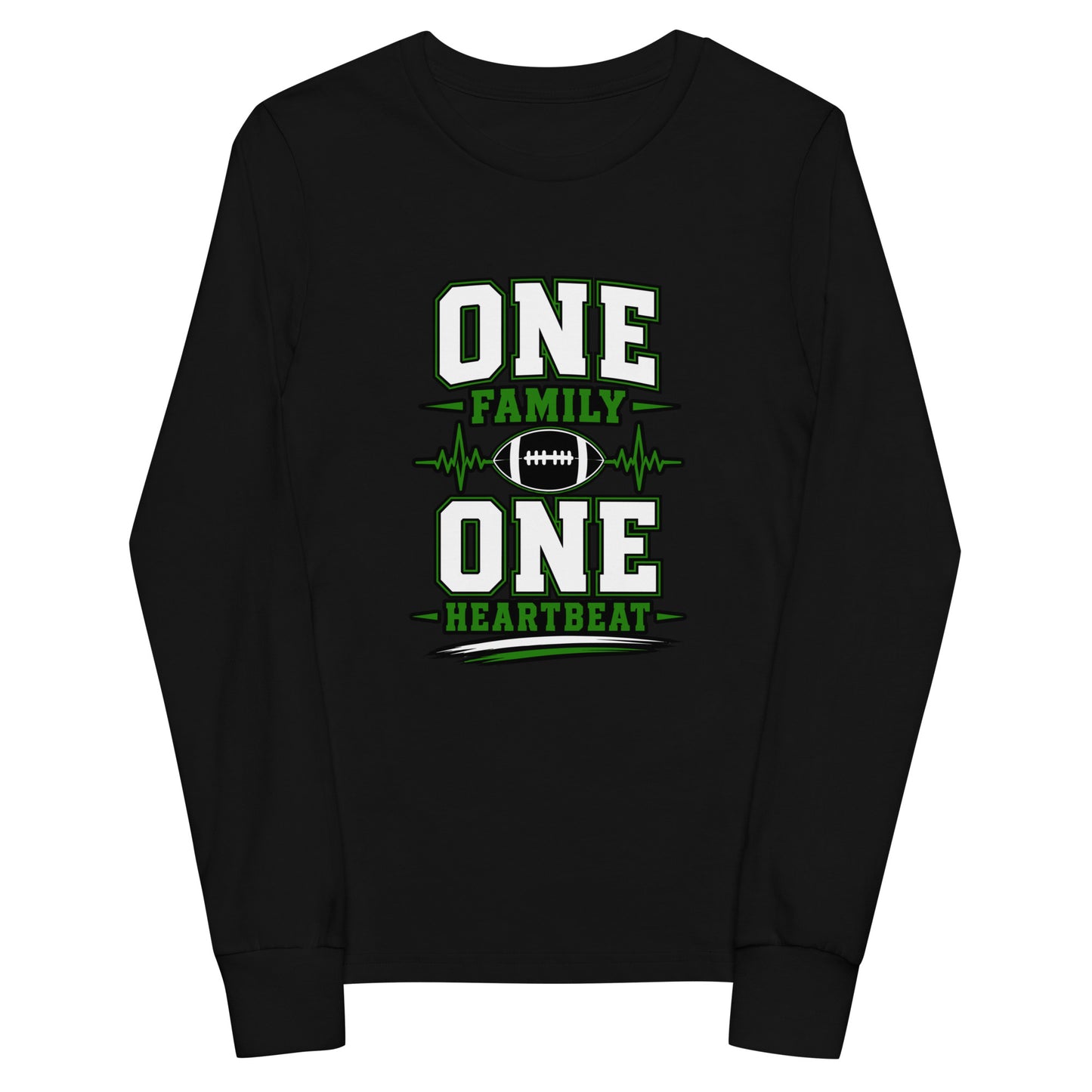 Performance | Youth Long Sleeve T-Shirt | Celina Black Football | Modern Script Logo