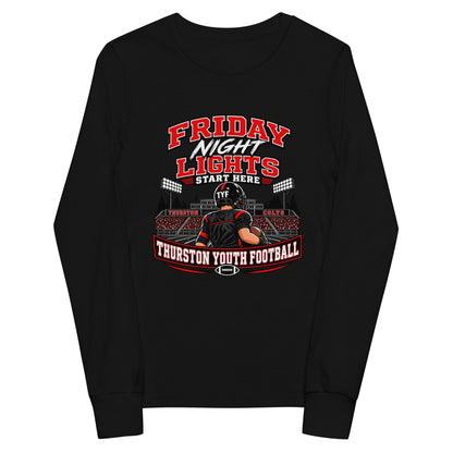 Performance | Youth Long Sleeve T-Shirt | Thurston Youth Football | Vanguard Logo