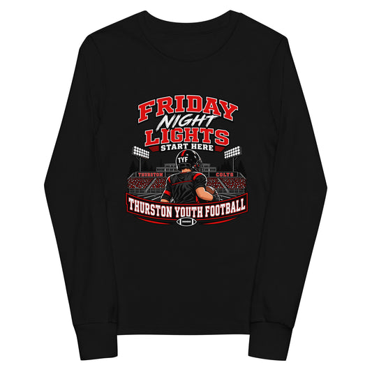 Performance | Youth Long Sleeve T-Shirt | Thurston Youth Football | Vanguard Logo