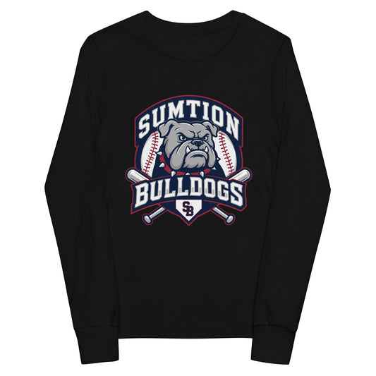 Performance | Youth Long Sleeve T-Shirt | Sumtion bulldogs | Emblem Logo