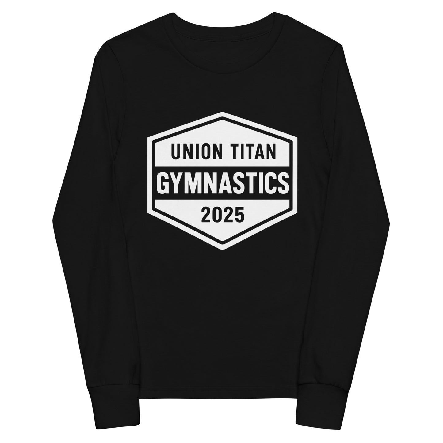 Performance | Youth Long Sleeve T-Shirt | Union Gymnastics | Valor Logo