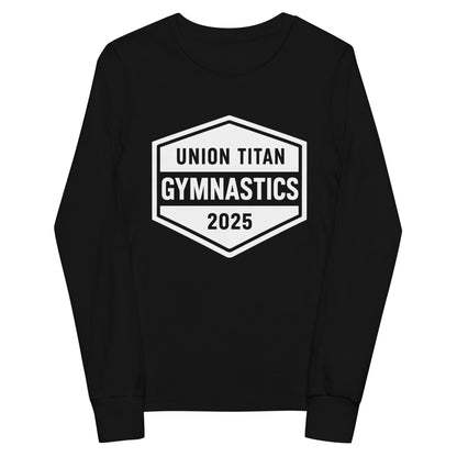 Performance | Youth Long Sleeve T-Shirt | Union Gymnastics | Valor Logo