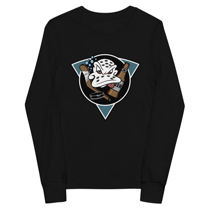Performance | Youth Long Sleeve T-Shirt | Mighty Drunks | Crest Logo