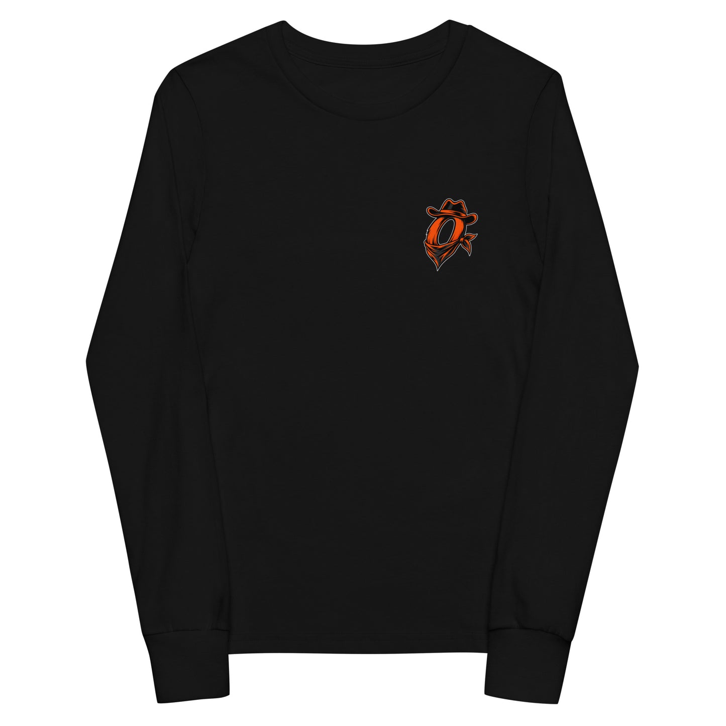 Performance | Youth Long Sleeve T-Shirt | Louisiana Outlaws | Crest Logo