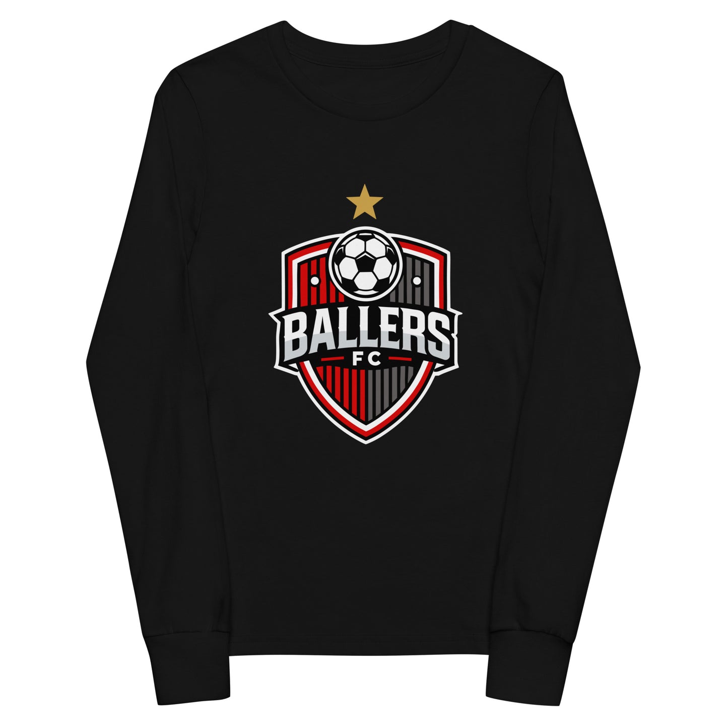 Performance | Youth Long Sleeve T-Shirt | Ballers FC | Shield Logo