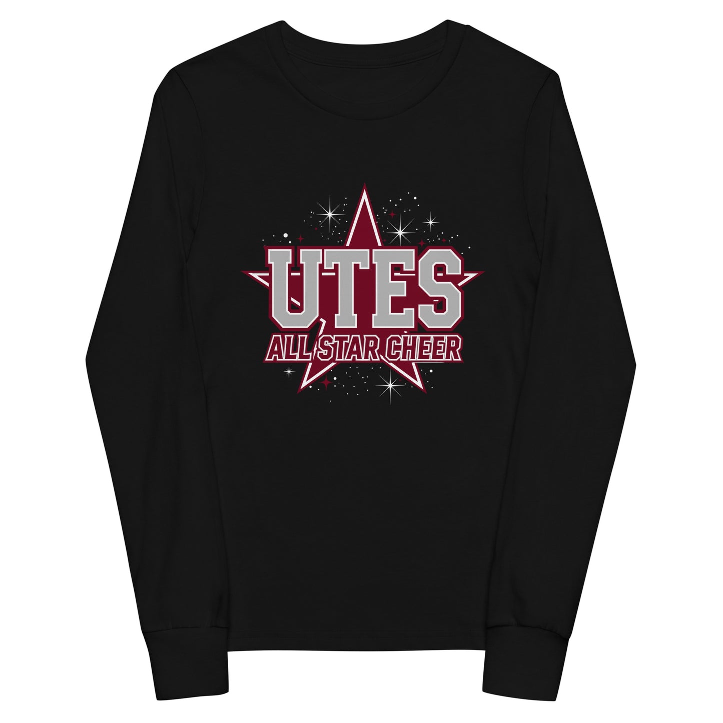 Performance | Youth Long Sleeve T-Shirt | Utes Allstar Cheer | Crest Logo