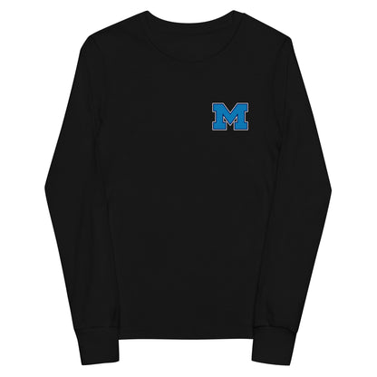 Performance | Youth Long Sleeve T-Shirt | Medfield Softball | Lettermark Logo
