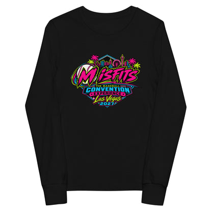 Performance | Youth Long Sleeve T-Shirt | Misfits Baseball | Crest Logo