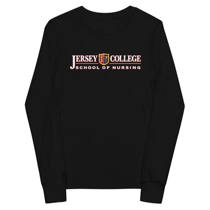 Performance | Youth Long Sleeve T-Shirt | Grand View University Nursing | Emblem Logo