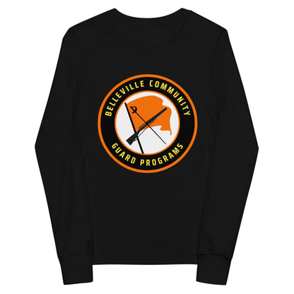Performance | Youth Long Sleeve T-Shirt | Belleville Community Guard Programs | Badge Logo